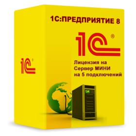 1С:Предприятие 8.3. Сервер МИНИ на 5 подключений. Электронная поставка